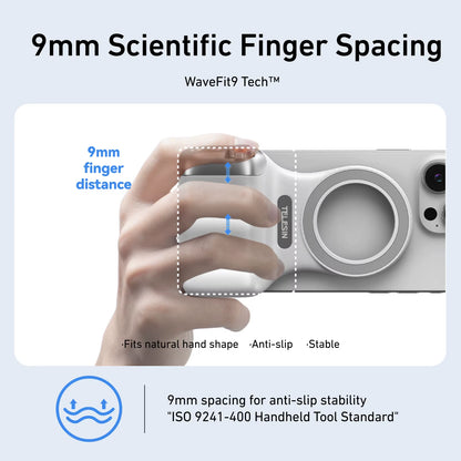 TELESIN Magnetic Phone Camera Shoot Hand Grip Phone Holder Shooting Aid Remote Control Handle for Iphone HUAWEI SAMSUNG Phone
