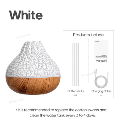 Creative Volcano Air Humidifier Desktop Electric USB Humidificadore Water Mist Diffuser Purifier Air Freshener