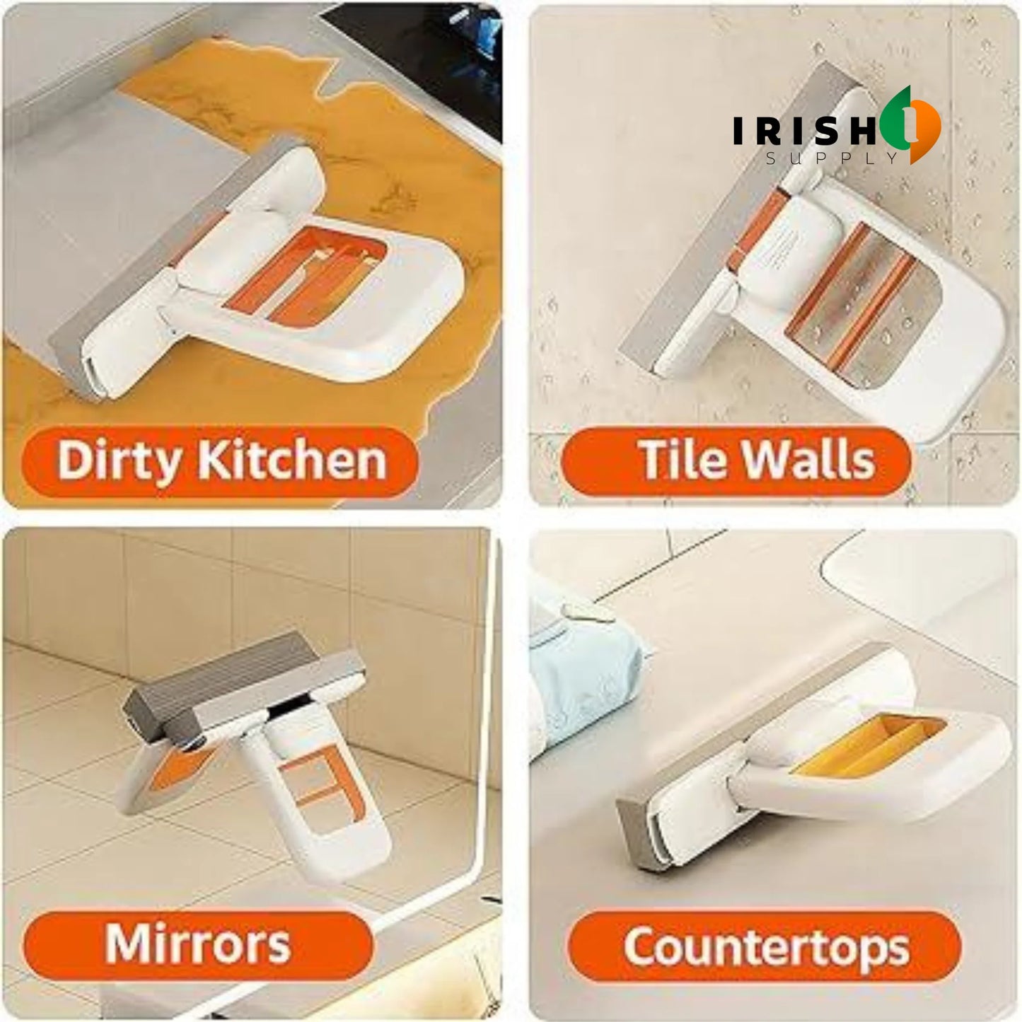 SWIFTWIPE Portable Self-Squeezing Mini Mop