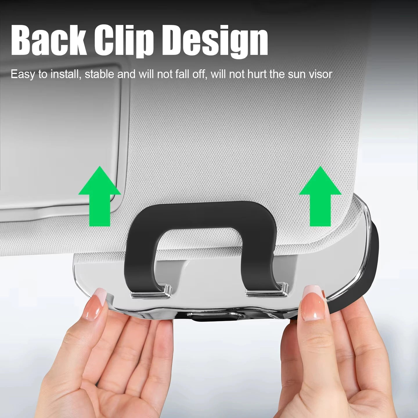 Car Sunglasses Holder Car Glasses Box Sun Visor ABS Storage Case Anti-Scratch Eyeglasses Protection Box Car Interior Accessories