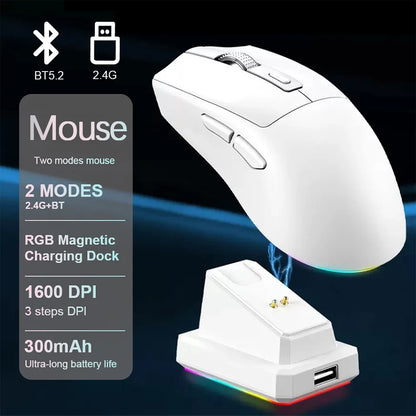 Bluetooth Wireless Native Mouse Game Two-Mode E-Sports Laptop PAW311 Desktop Computer Iightweight Magnetic Charging New 2026