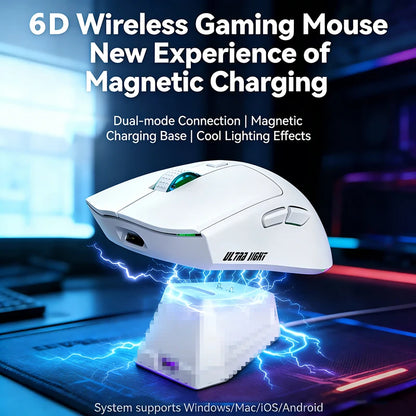 Bluetooth Wireless Native Mouse Game Two-Mode E-Sports Laptop PAW311 Desktop Computer Iightweight Magnetic Charging New 2026