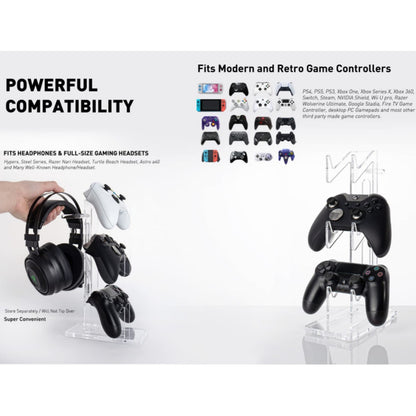 3-Tier Universal Controller Holder for Xbox Gaming Headset Switch,Nintend