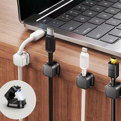 Magnetic Cable Organizer for Desk and Wall Use