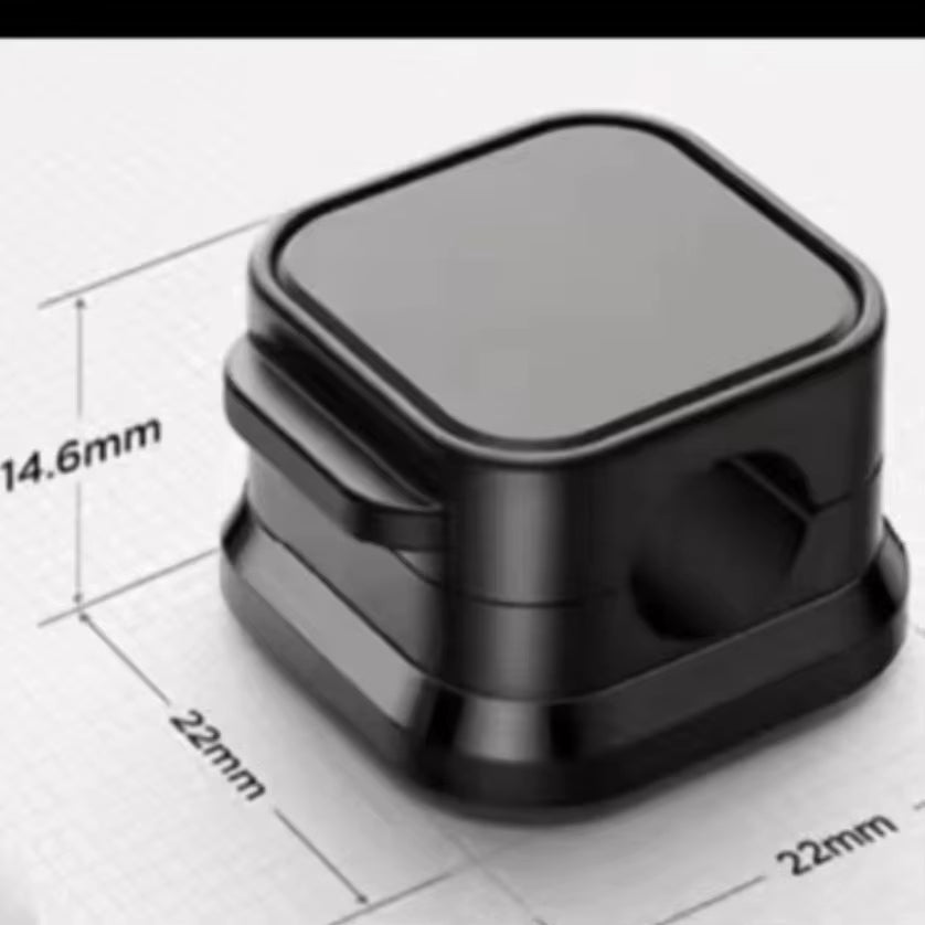 Magnetic Cable Organizer, Desktop Wall-Mounted Mobile Phone Data Cable Charging Storage Fixator, Cable Routing Clip, Plug Hook