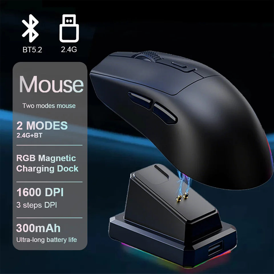 Bluetooth Wireless Native Mouse Game Two-Mode E-Sports Laptop PAW311 Desktop Computer Iightweight Magnetic Charging New 2026