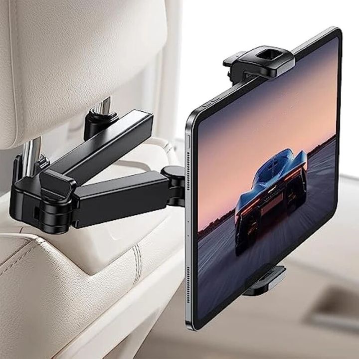 Telescopic Car Headrest Tablet Phone Holder Stand
