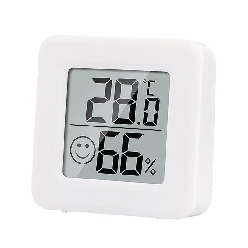 LCD Desktop Alarm Clock Transparent Calendar Weather and Digital Temperature and Humidity Display Home Appliance Smart Life